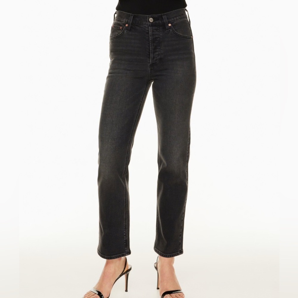 Denim Forum Arlo High Rise Straight Size 25